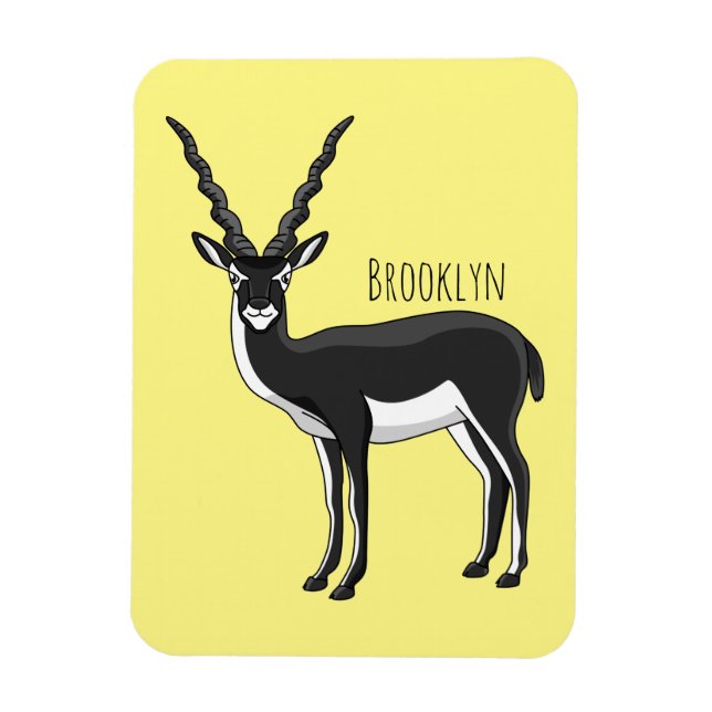 Blackbuck-Antelope-Abbildung Magnet (Vertikal)
