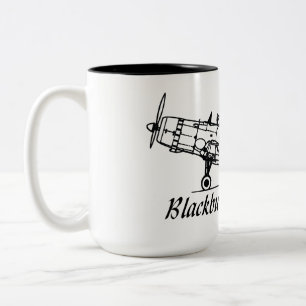 Blackburn B 24 Skau Flugzeug Zweifarbige Tasse