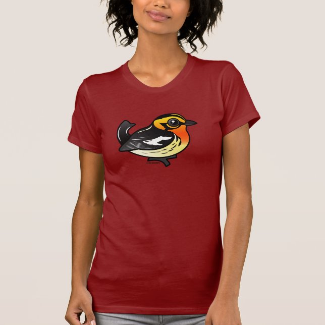Blackburnian Trällerer T-Shirt (Vorderseite)