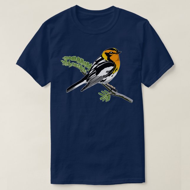 Blackburnian Warbler T-Shirt (Design vorne)