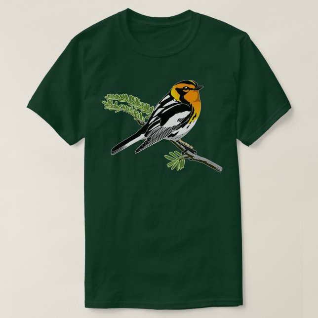 Blackburnian Warbler T-Shirt (Design vorne)