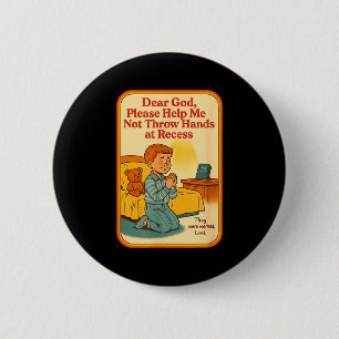 Blackcraft Gott Schule Lustiger Dunkler Humor Goth Button