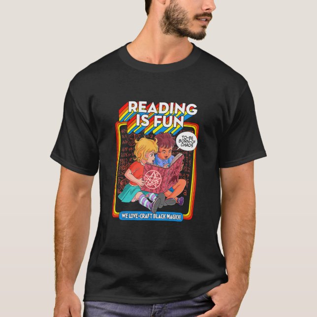 Blackcraft Witchcraft Necronomicon Beginner Readin T-Shirt (Vorderseite)