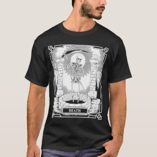 Blackcraft Witchy Skeleton Tod des grausamen Sense T-Shirt