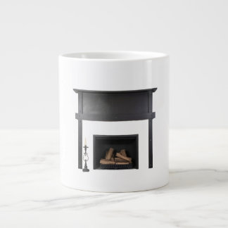 Blackened Steel Fireplace Surround Industrial Heri Jumbo-Tasse