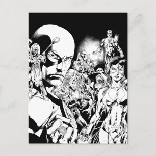 Blackest Night Comic Panel 2 Postkarte