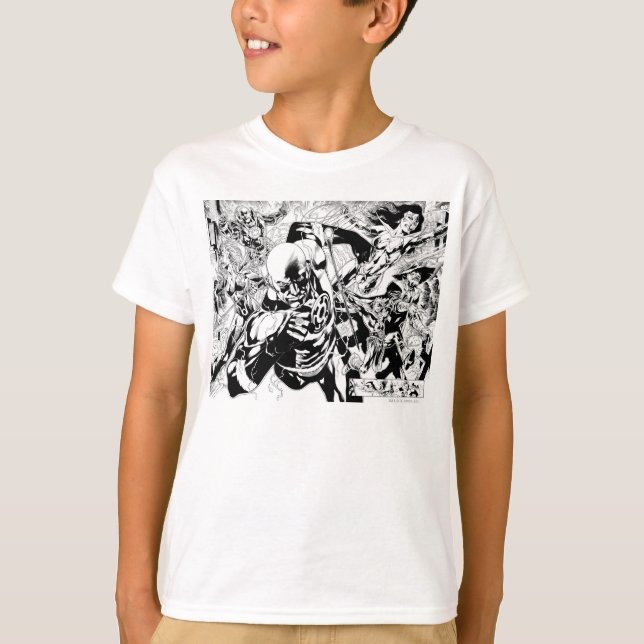 Blackest Night Comic Panel T-Shirt (Vorderseite)