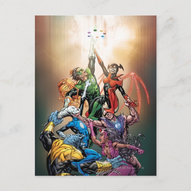 Blackest Night Cover Postkarte (Vorderseite)