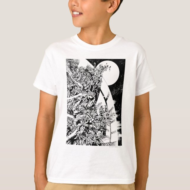 Blackest Night Group und Mond 2 T-Shirt (Vorderseite)