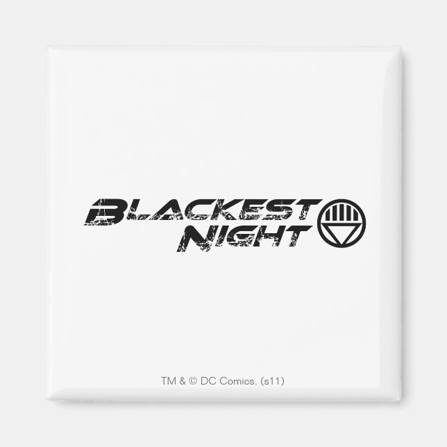 Blackest Night Logo Magnet (Vorne)