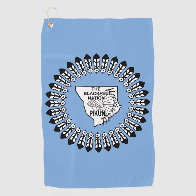 Blackfeet Nation  Golfhandtuch (Vorderseite)