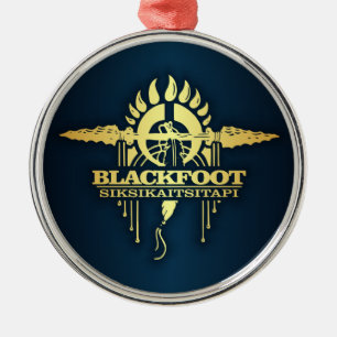Blackfoot 2 ornament aus metall