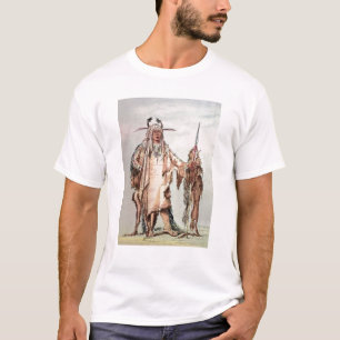 Blackfoot indischer PET-Toh-Pipi-Kuss, die T-Shirt
