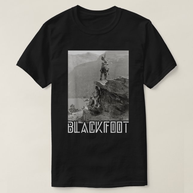 Blackfoot Native Amerikanischen Ureinwohners bei G T-Shirt (Design vorne)