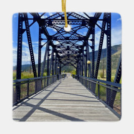 Blackfoot River Crossing Keramikornament