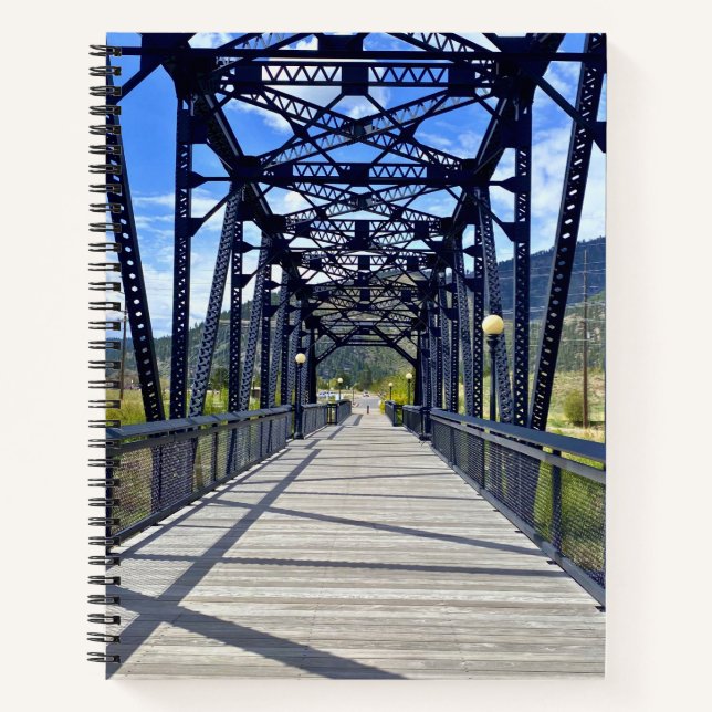 Blackfoot River Übergang Notizbuch (Vorderseite)