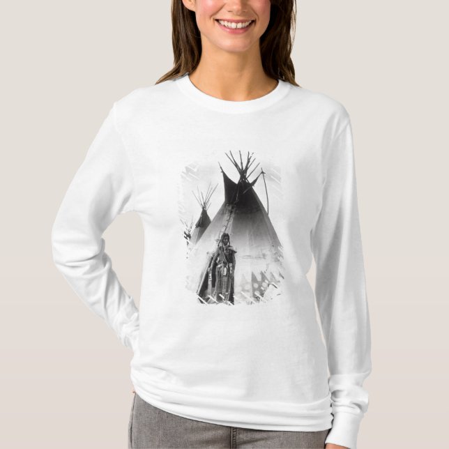 Blackfoot tapferes, nahe Calgary, Alberta, 1889 T-Shirt (Vorderseite)