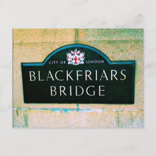 Blackfriars Bridge - City of London Postkarte