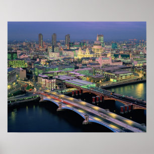 Blackfriars Brücke Poster