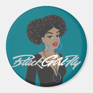 BlackGirlFly-Kühlschrankmagnet Magnet