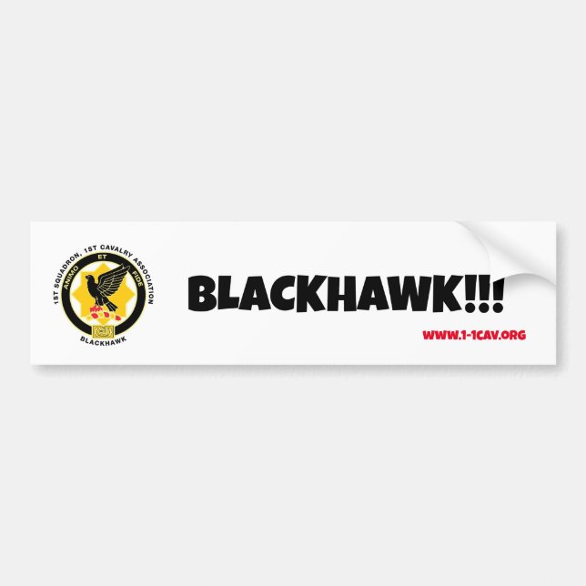 Blackhawk-Autoaufkleber Autoaufkleber (Vorne)