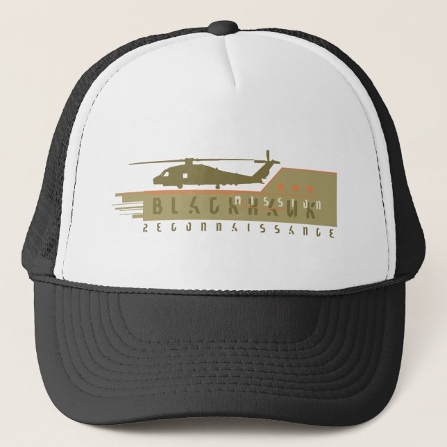 Blackhawk Helicopter Recon Team Truckerkappe (Vorderseite)