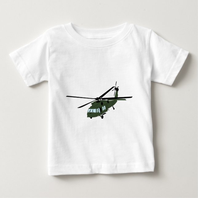 Blackhawk-Hubschrauber-Image Baby T-shirt (Vorderseite)
