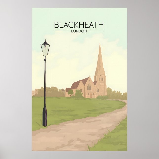 Blackheath London Reiseposter Poster (Vorne)