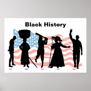 BlackHistoryTimelineFlag Poster