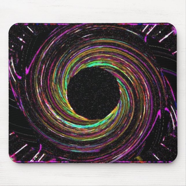 Blackhole abstrakt mousepad (Vorne)