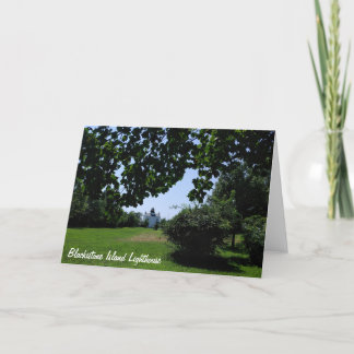 Blackistone Insel-Leuchtturm Notecards Karte