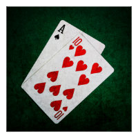 Blackjack 21 Punkte - As, 10