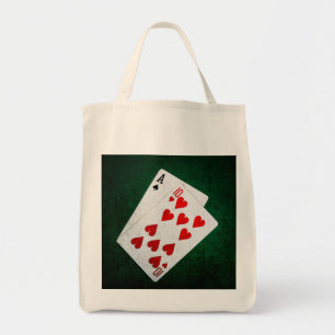 Blackjack 21 Punkte - As, 10 Tragetasche