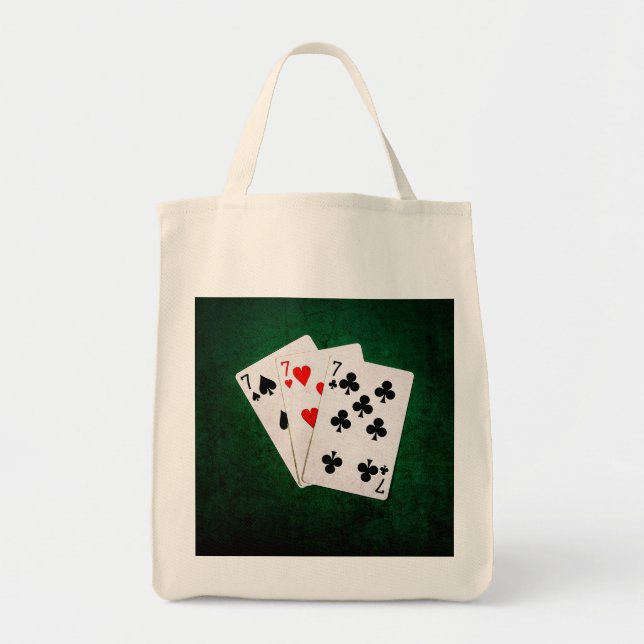 Blackjack 21 - Sieben, Sieben, Sieben Tragetasche (Vorne)