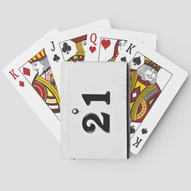 Blackjack 21 spielkarten (Rückseite)