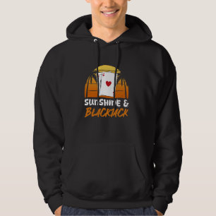 Blackjack Casino SUNSHINE UND BLACKJACK Vegas Vint Hoodie