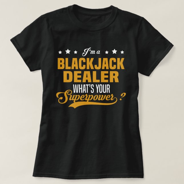Blackjack Dealer T-Shirt (Design vorne)