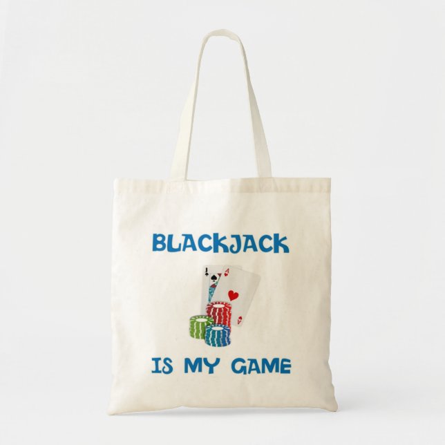 BLACKJACK IST MEIN SPIEL TRAGETASCHE (Vorne)