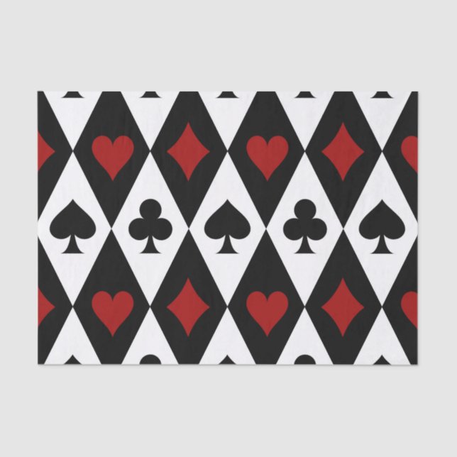 Blackjack-Kartenspiel Casino Las Vegas Seidenpapier (Vorderseite)