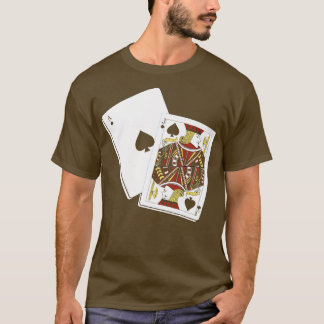 Blackjack Playing T-Shirt