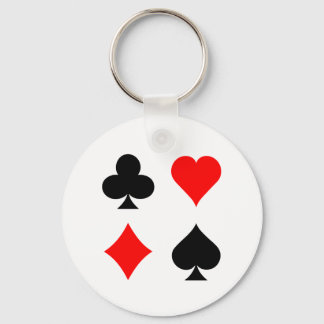 Blackjack/Poker Card Anzug: Vector Art: Schlüsselanhänger