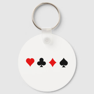 Blackjack/Poker Card Anzug: Vector Art: Schlüsselanhänger