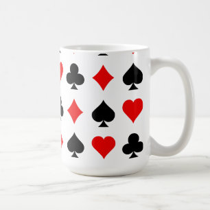 Blackjack-/Poker-Karten-Anzüge: Vektorkunst: Tasse