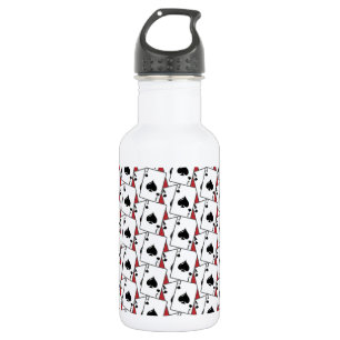 Blackjack Spades Red Large Trinkflasche
