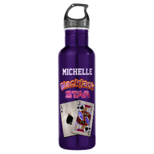 Blackjack-Stern Trinkflasche