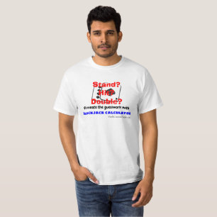 Blackjack-Taschenrechner-Shirt T-Shirt