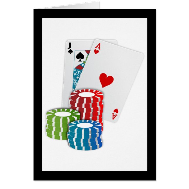 Blackjack with Poker Chips (Vorne)