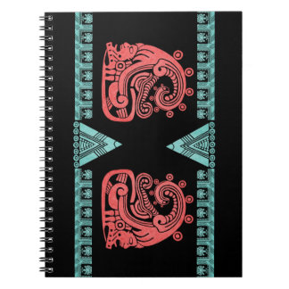 Blacklight aztekische Kriegers-Hieroglyphe Notizblock