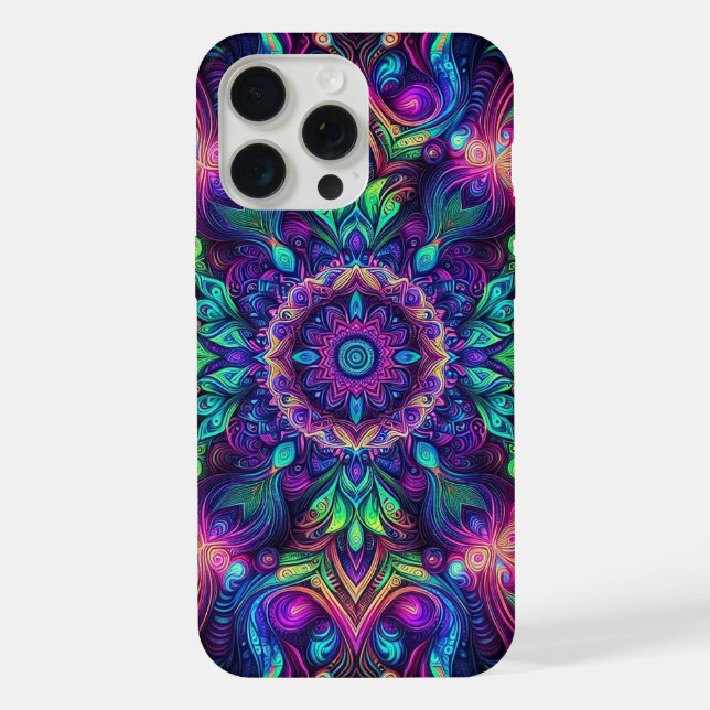 Blacklight-Design iPhone Hülle (Rückseite)