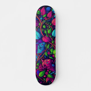 Blacklight Graffiti Musterskateboard Skateboard